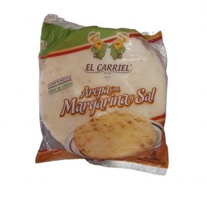 Arepa con Margarina y Sal. 500 Grs. Paquete (X 5)